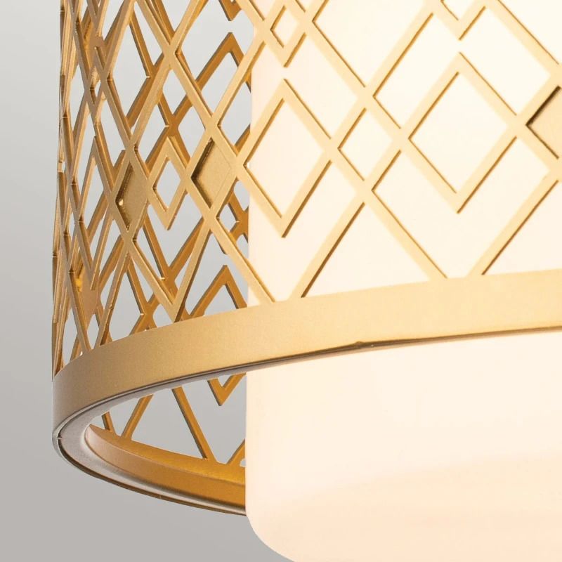 Elstead Lighting LED Plafondlamp Ziggy | 2X E27 Max 60W | Dimbaar | Lacquered Gold
