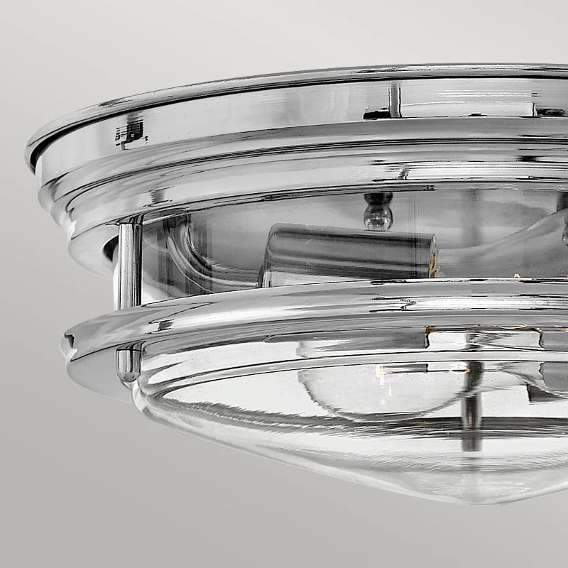 Hinkley LED Plafond Badkamerlamp Hadrian | 2X E27 Max 40W | IP44 | Dimbaar | Chrome