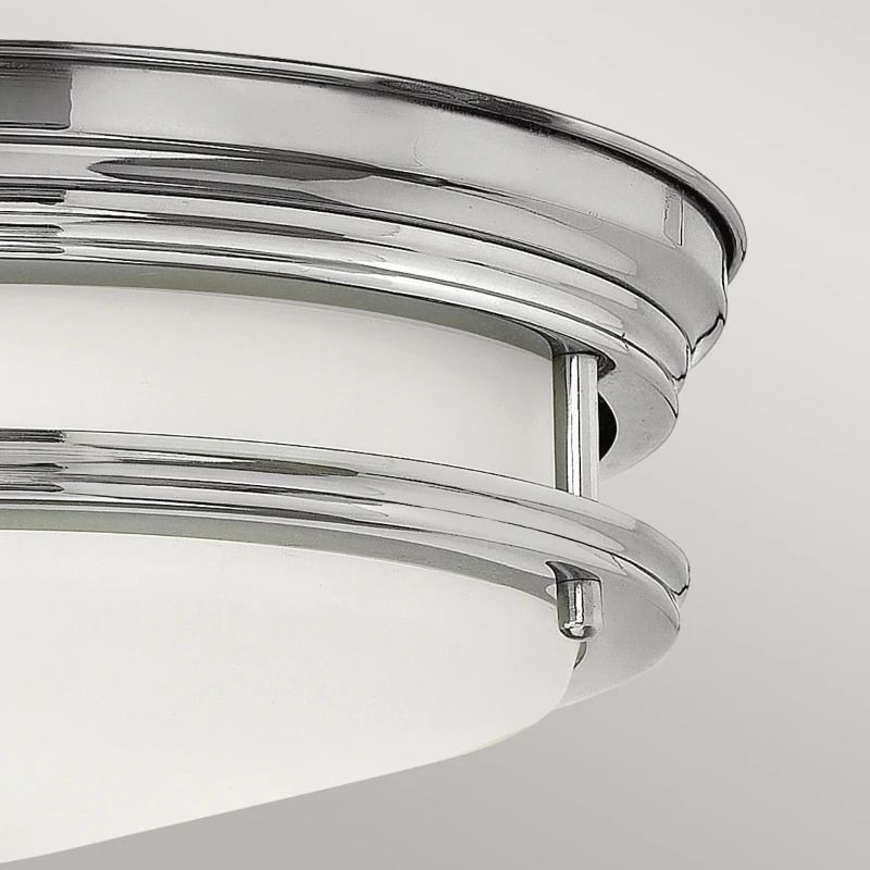 Hinkley LED Plafond Badkamerlamp Hadrian | 2X E27 Max 40W | IP44 | Dimbaar | Chrome