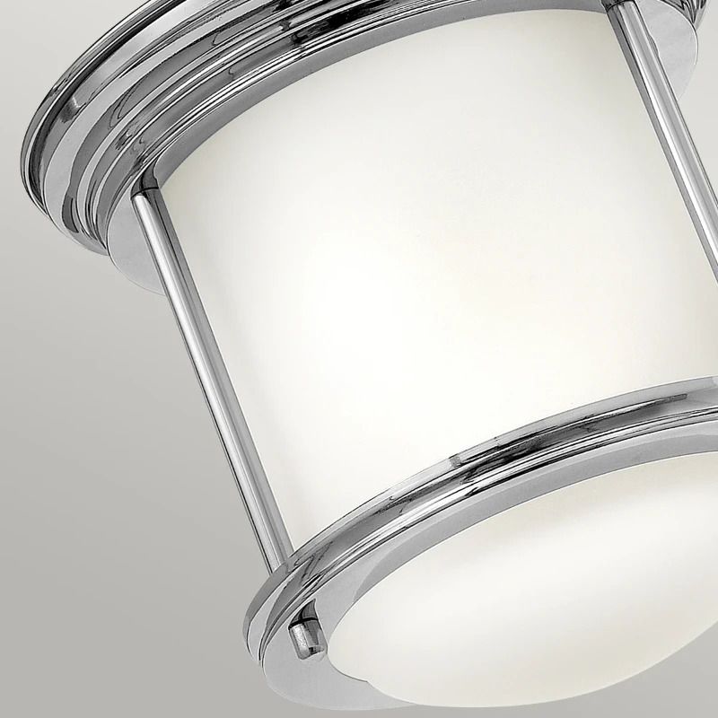 Hinkley LED Plafond Badkamerlamp Hadrian | 1X E27 Max 60W | IP44 | Dimbaar | Chrome