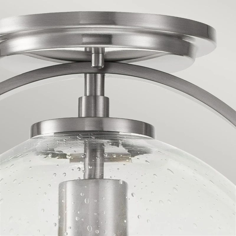 Hinkley LED Plafondlamp Somerset | 1X E27 Max 60W | Dimbaar | Brushed Nickel