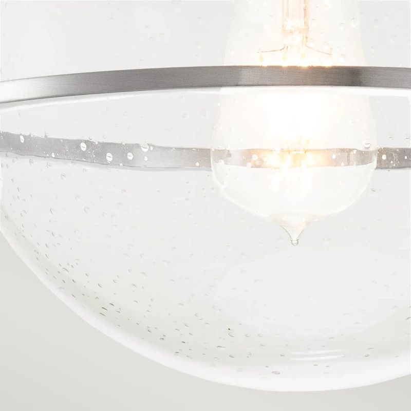 Hinkley LED Plafondlamp Somerset | 1X E27 Max 60W | Dimbaar | Brushed Nickel