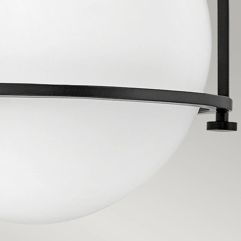 Hinkley LED Plafondlamp Somerset | 1X E27 Max 60W | Dimbaar | Black