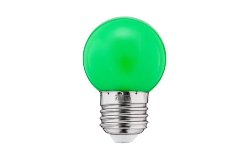 Thorgeon E27 LED Kogellamp | 1W 230V Groen | 180°