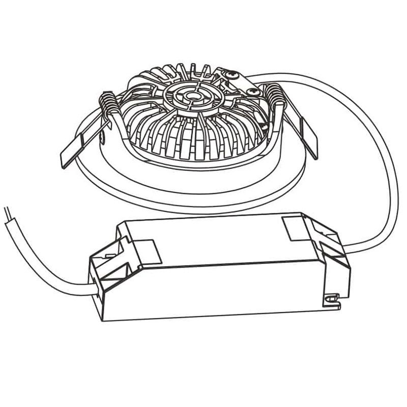 ELP LED Inbouwspot Ø68/78mm | 5W 3000K 420Lm | 930 IP44
