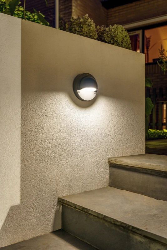Garden Lights Wandlamp 12V | Deimos antraciet | 1.5W 50Lm 6000K | IP44