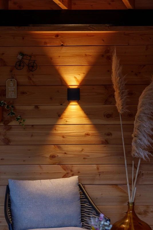 Garden Lights Wandlamp up/down 12V | Mauri zwart | 6W 250Lm 3000K | IP44