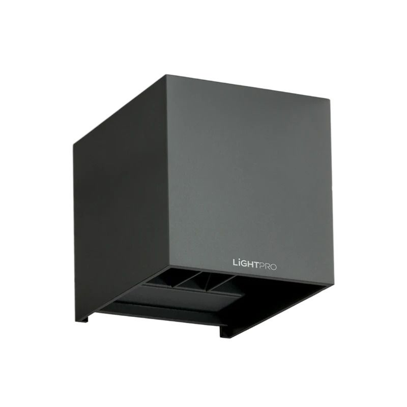 Lightpro Tuin Wandlamp Up/Down | Ixion Small 230V | 6W 500Lm 3000K | IP65