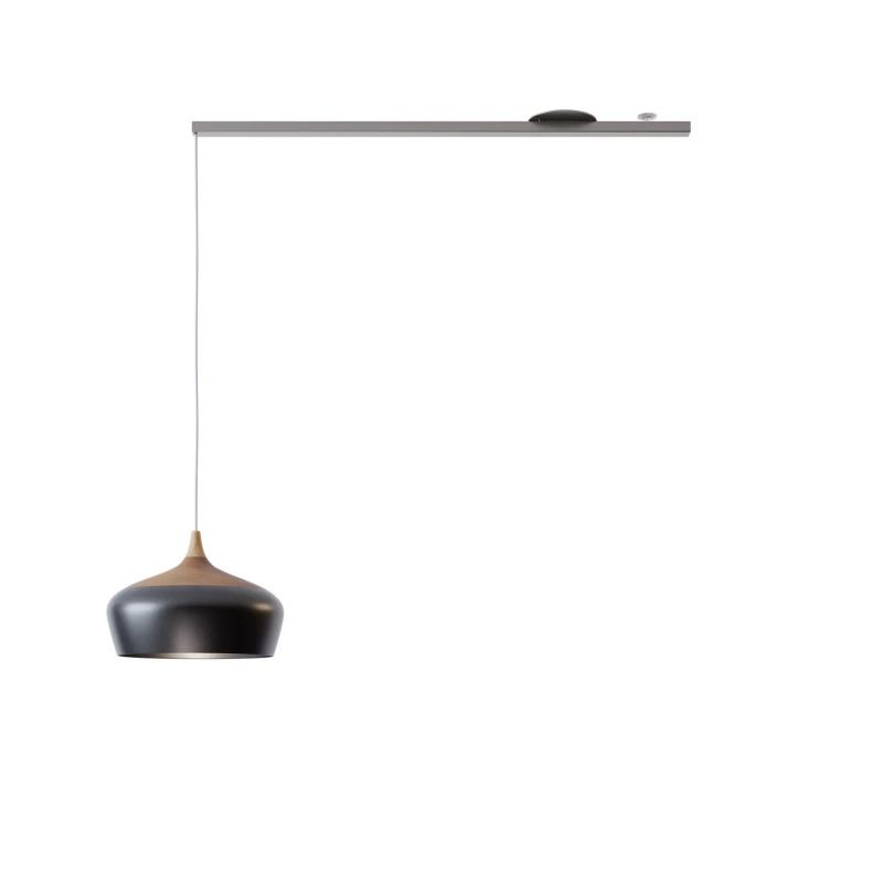 Lightswing Single Ophangsysteem | 110cm RVS | Geschikt voor 1 Hanglamp | Max 2.5kg