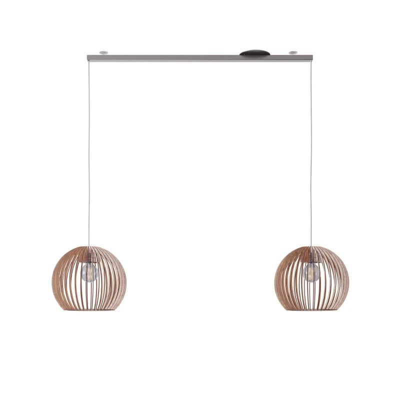 Lightswing Twin Ophangsysteem | 90cm RVS | Geschikt voor 2 Hanglampen | Max 3.5kg Per Kant