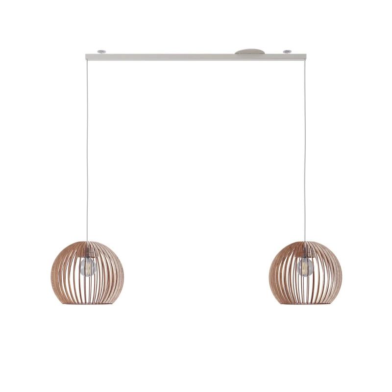 Lightswing Twin Ophangsysteem | 90cm Mat Wit | Geschikt voor 2 Hanglampen | Max 3.5kg Per Kant