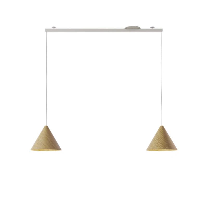 Lightswing Twin Ophangsysteem | 90cm Mat Wit | Geschikt voor 2 Hanglampen | Max 3.5kg Per Kant
