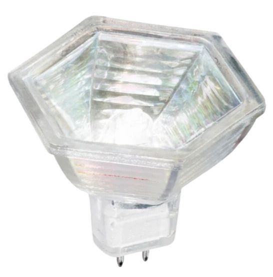 Patron GU5.3 MR16 Halogeenspot Hexagon | 35W 12V 3000K 60° | Ø50mm Dimbaar