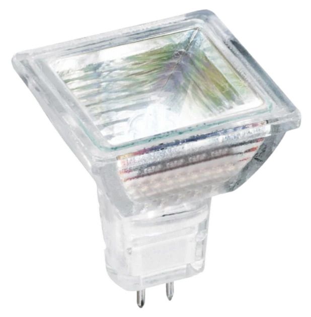 Patron GU5.3 MR16 Halogeenspot Vierkant | 35W 12V 3000K 60° | Ø50mm Dimbaar
