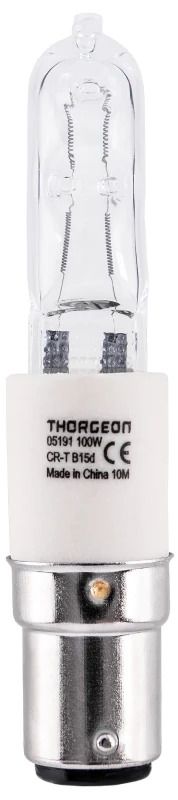 Thorgeon B15d Halogeen Buislamp | 100W 2800K 1800LM 220/240V | Dimbaar