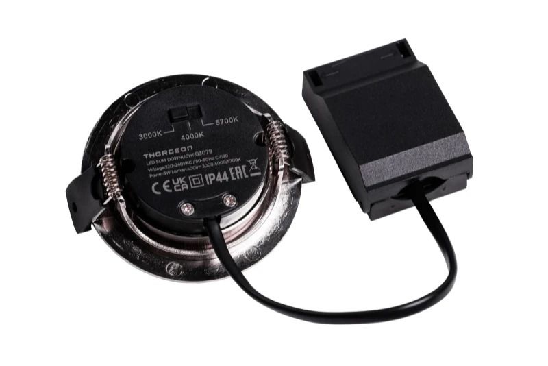 Thorgeon LED Downlighter Ø75mm | 5W 3000K/5700K 400Lm | 930/957 IP44 Dimbaar