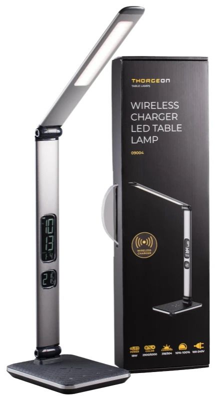 Thorgeon LED Tafellamp | 18W 2800K/6000K 504Lm | 828/860 | Dimbaar | Met Wireless Charging