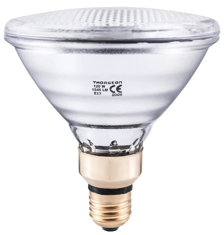 Thorgeon E27 PAR38 Halogeen Spot | 120W 115V 2700K 30° | Ø121mm Dimbaar