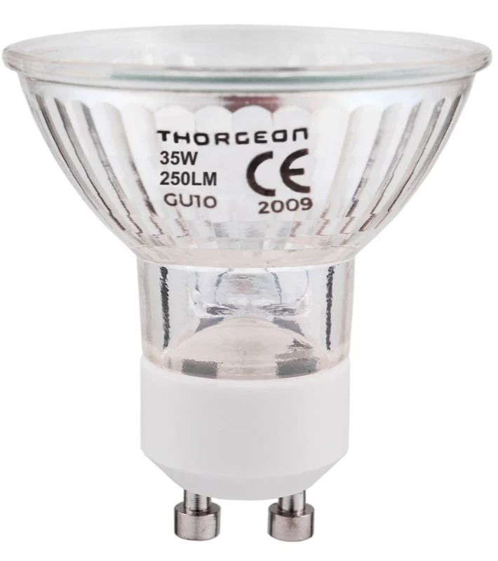 Thorgeon GU10 Halogeen Spot | 35W 220V 2700K 38° | Ø50mm Dimbaar