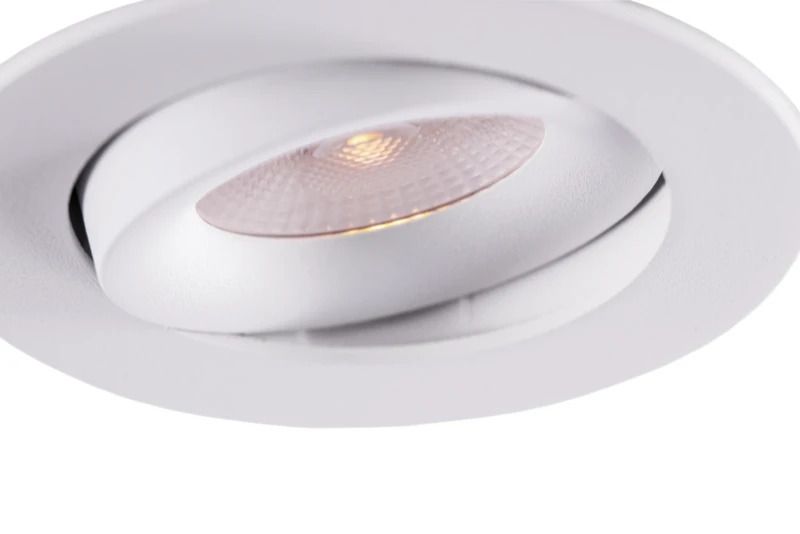 Thorgeon LED Downlighter Ø83mm | 10W 3000K/5700K 800Lm | 930/957 IP44 Dimbaar