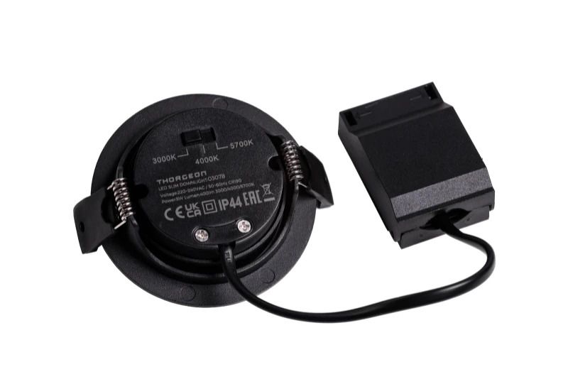 Thorgeon LED Downlighter Ø75mm | 5W 3000K/5700K 400Lm | 930/957 IP44 Dimbaar