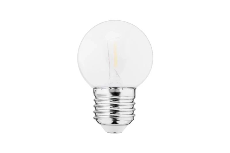 Thorgeon E27 LED Kogellamp | 1W 220/240V 2700K | 827 180°