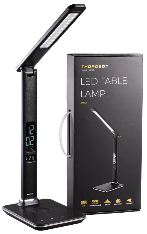 Thorgeon LED Tafellamp | 9W 2800K/6000K 350Lm | 828/860 | Dimbaar | Met Wireless Charging