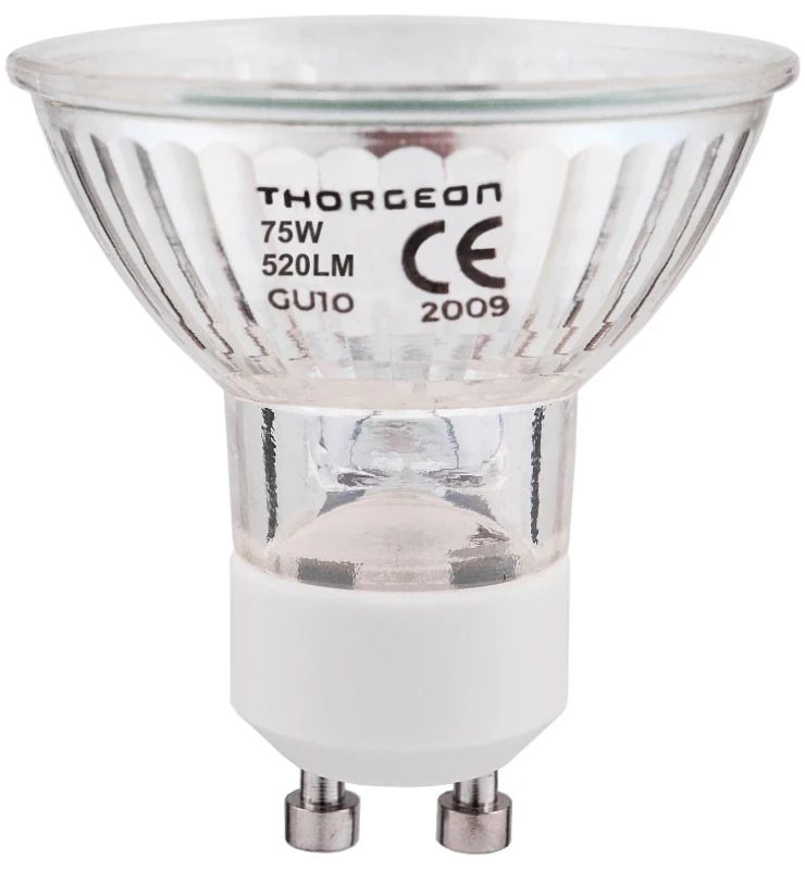 Thorgeon GU10 Halogeen Spot | 75W 220V 2700K 38° | Ø50mm Dimbaar