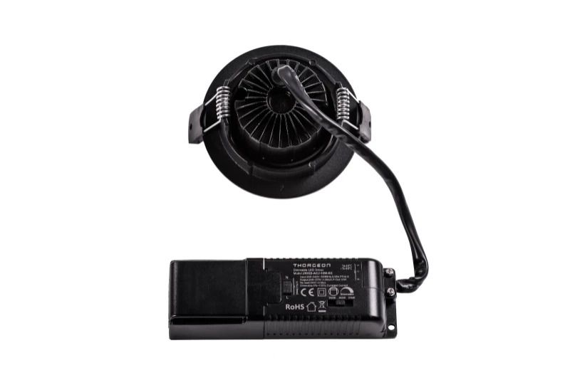 Thorgeon LED Downlighter Ø83mm | 10W 3000K/5700K 800Lm | 930/957 IP44 Dimbaar