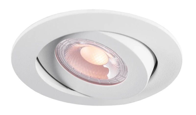 Thorgeon LED Downlighter Ø75mm | 5W 3000K/5700K 400Lm | 930/957 IP44 Dimbaar