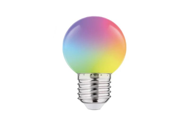 Thorgeon E27 LED Kogellamp | 1W 220/240V RGB | 180°