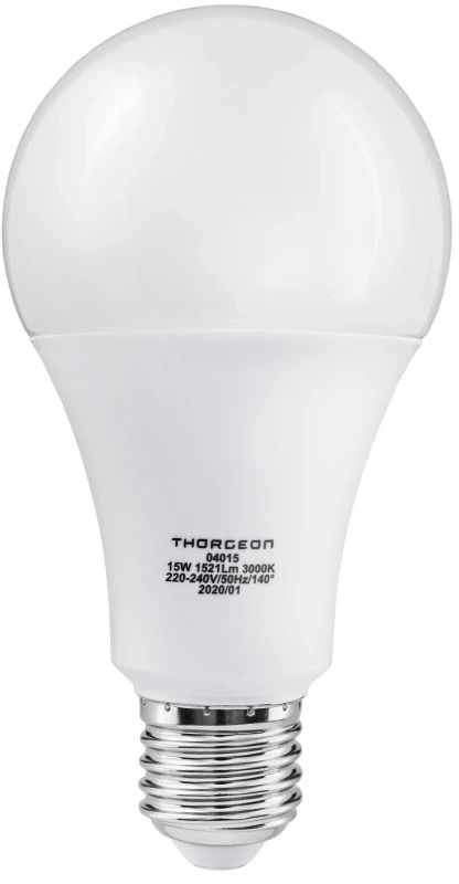 Thorgeon E27 LED Lamp | 15W 220/240V 3000K | 830 140°