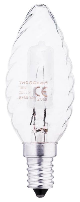 Thorgeon E14 Halogeen Kaarslamp | 18W 2700K 205LM 240V | Dimbaar