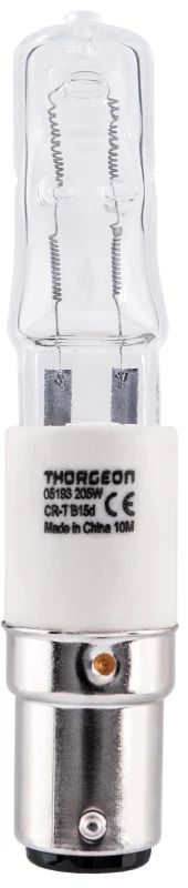 Thorgeon B15d Halogeen Buislamp | 205W 2800K 4200LM 220/240V | Dimbaar