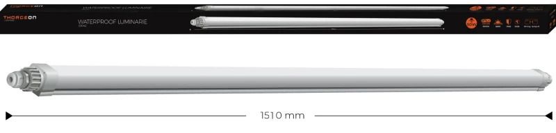 Thorgeon LED Montagebalk Waterdicht 150CM | 50W 3000K 4000Lm | 830 IP65