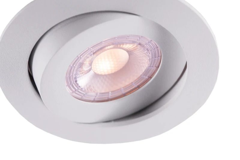 Thorgeon LED Downlighter Ø75mm | 5W 3000K/5700K 400Lm | 930/957 IP44 Dimbaar