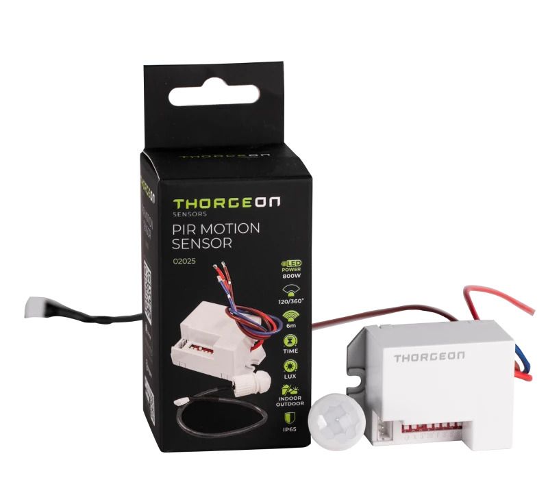 Thorgeon PIR Bewegingssensor | IP65 Wit