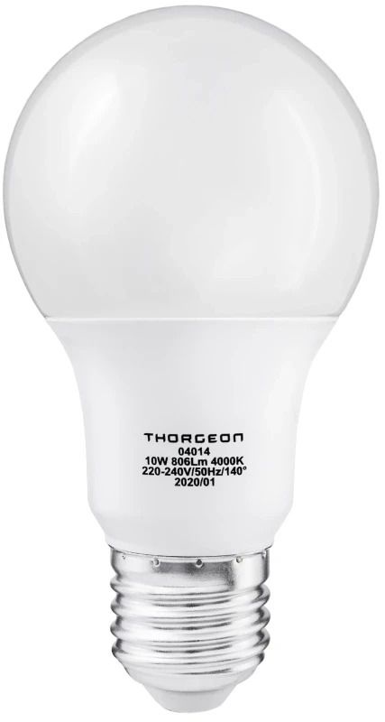 Thorgeon E27 LED Lamp | 10W 220/240V 4000K | 840 140°