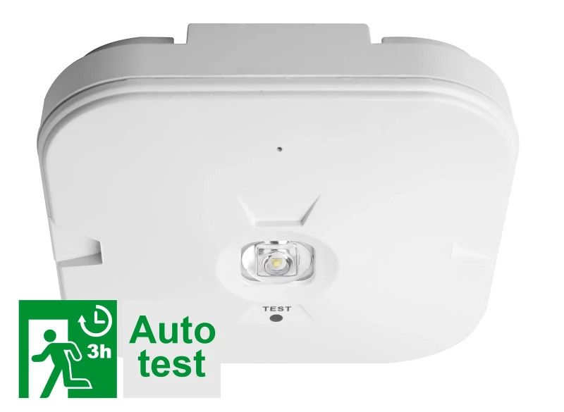 Megaman LED Noodverlichtingsarmatuur | 2.5W 6000K 130lm | IP54 Plafondopbouw | MM11046