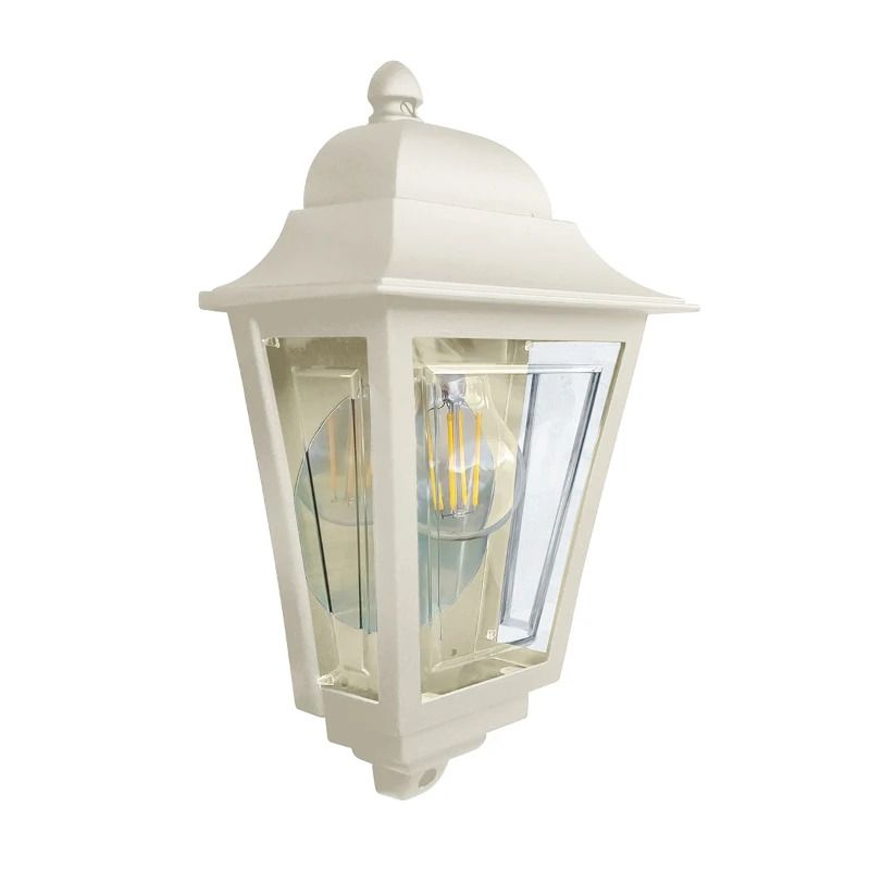 Elstead Lighting LED Wand Buitenlamp Deco Lane | 1X E27 Max 60W | IP44 | Dimbaar | Cream