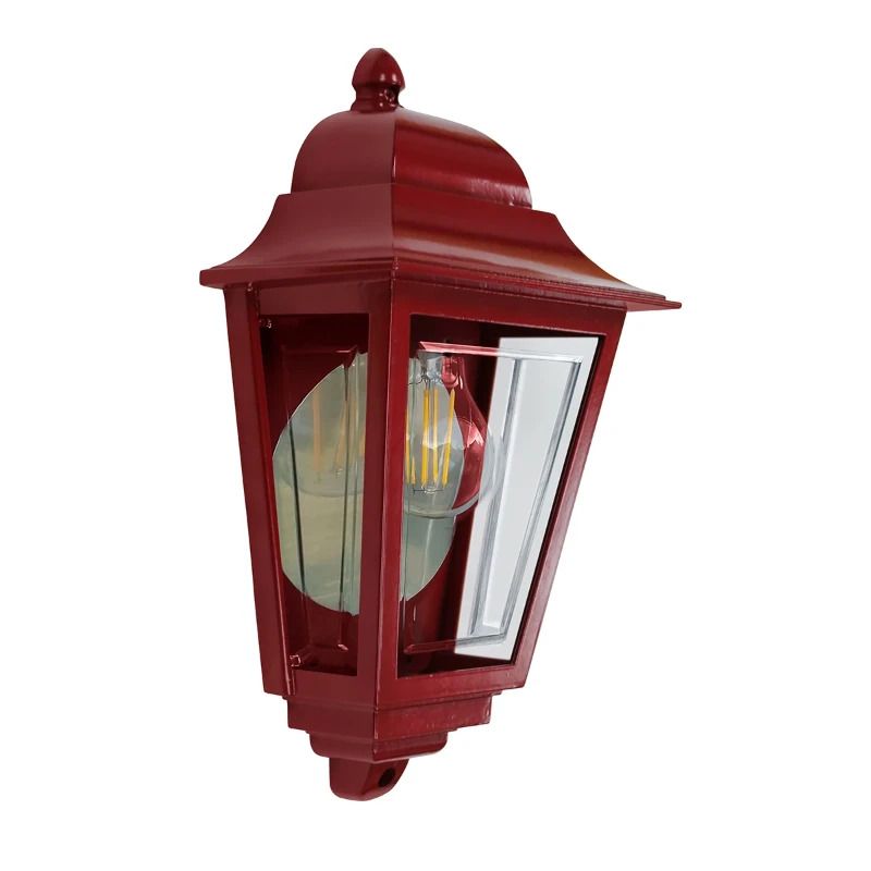 Elstead Lighting LED Wand Buitenlamp Deco Lane | 1X E27 Max 60W | IP44 | Dimbaar | Red