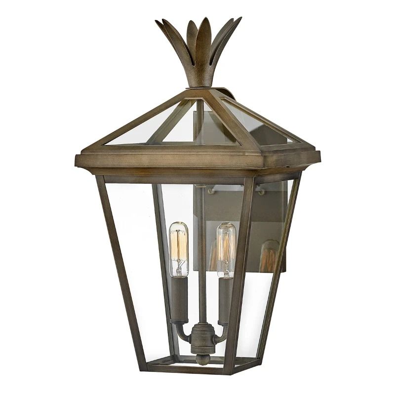 Hinkley LED Wand Buitenlamp Palma | 2X E14 Max 40W | IP44 | Dimbaar | Burnished Bronze