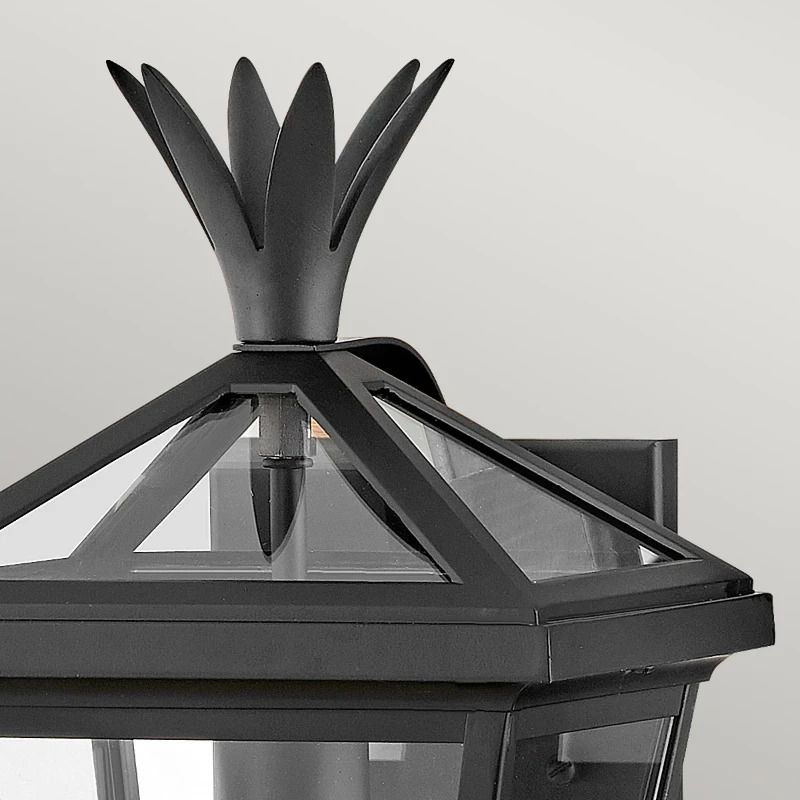Hinkley LED Wand Buitenlamp Palma | 1X E27 Max 60W | IP44 | Dimbaar | Black