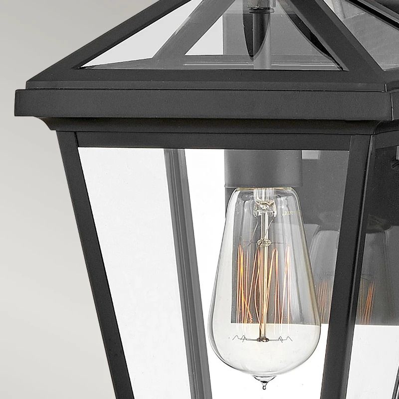 Hinkley LED Wand Buitenlamp Palma | 1X E27 Max 60W | IP44 | Dimbaar | Black