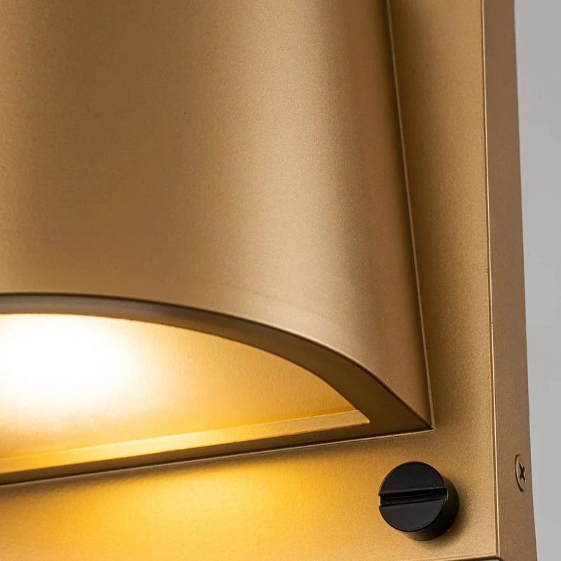 Hinkley LED Wand Buitenlamp Scout | 8W 3000K 560Lm 30 | IP44 | Dimbaar | Painted Heritage Brass