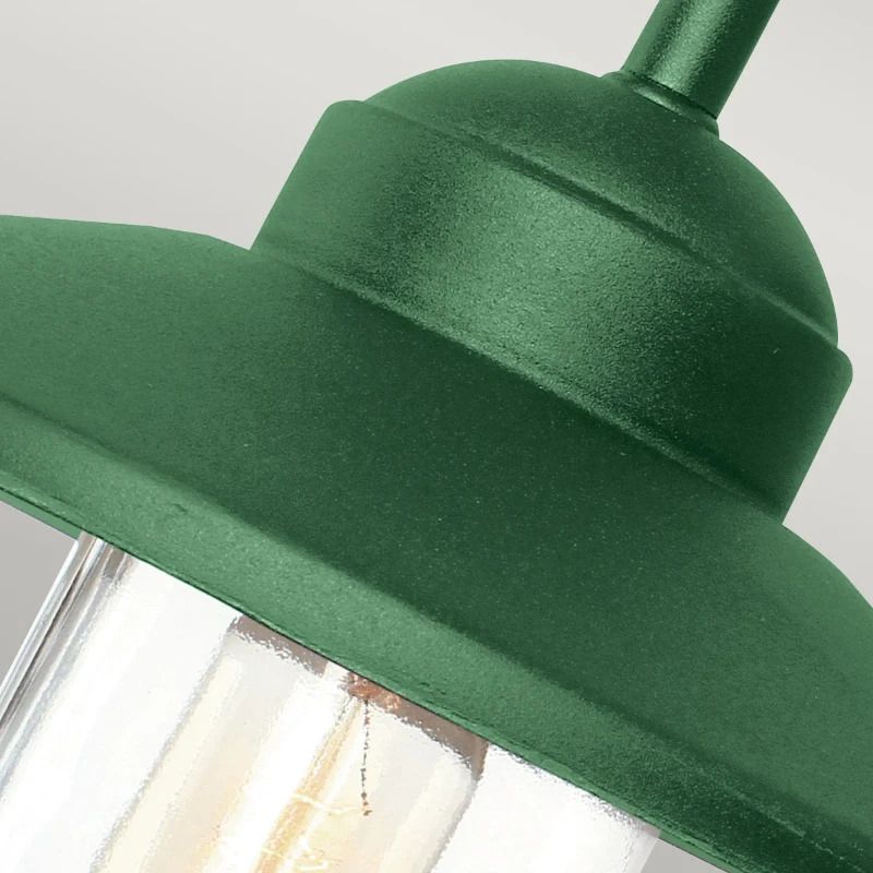 Elstead Lighting LED Wand Buitenlamp Klampenborg | 1X E27 Max 60W | IP44 | Dimbaar | Fir Green