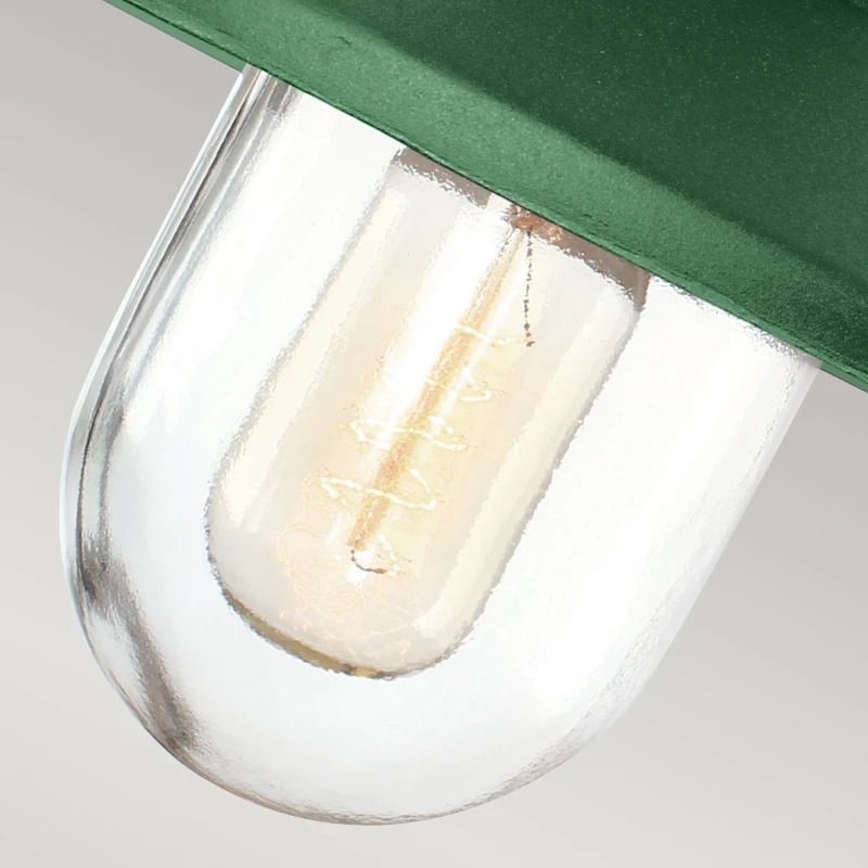 Elstead Lighting LED Wand Buitenlamp Klampenborg | 1X E27 Max 60W | IP44 | Dimbaar | Fir Green