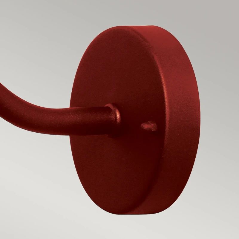 Elstead Lighting LED Wand Buitenlamp Klampenborg | 1X E27 Max 60W | IP44 | Dimbaar | Oxide Red