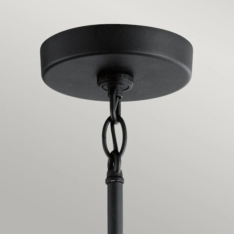 Kichler LED Buiten Hanglamp Camillo | 1X E27 Max 60W | IP44 | Dimbaar | Textured Black
