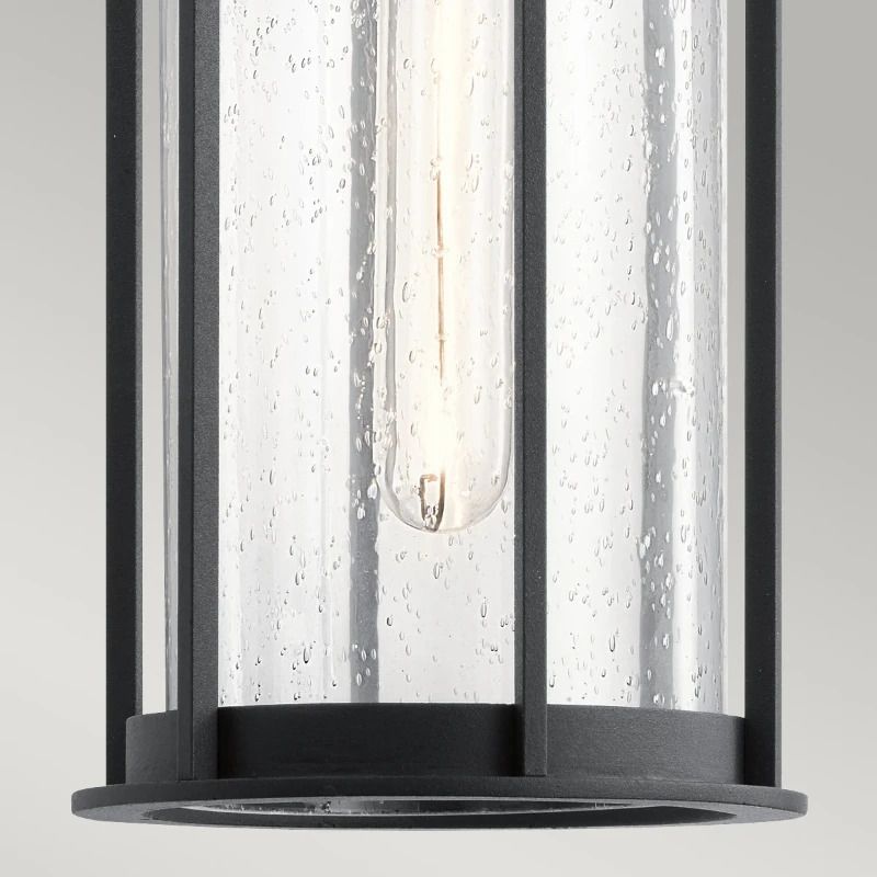 Kichler LED Buiten Hanglamp Camillo | 1X E27 Max 60W | IP44 | Dimbaar | Textured Black